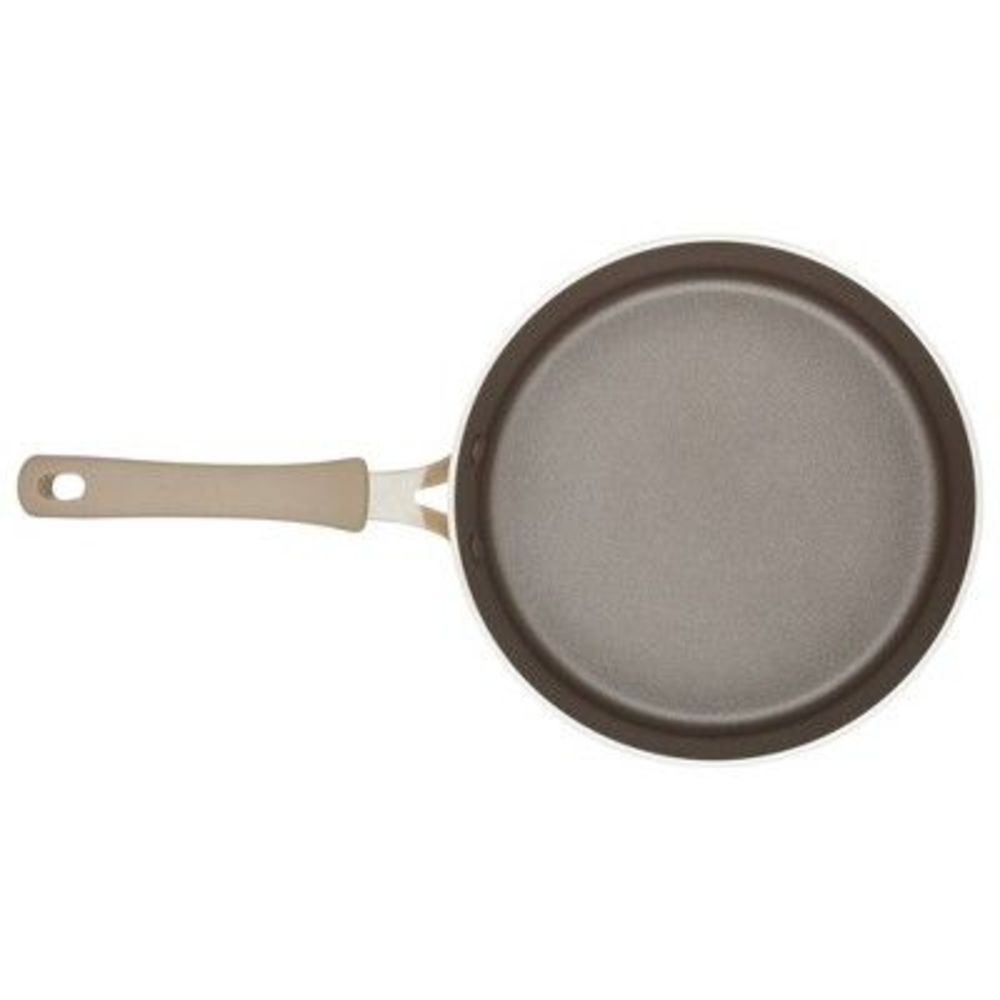 Rachael Ray Cook + Create 3qt Aluminum Nonsticke Saute Pan with Lid - Almond - Picture 3 of 6